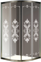 Душевой уголок Cezares Giubileo 90x90 GIUBILEO-R-2-90-SCORREVOLE-CP-Br