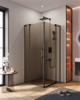 Душевой уголок Cezares Slider 90х90 SLIDER-A-2-90/100-BR-NERO