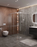 Душевой уголок Cezares Molveno 120х110 MOLVENO-RH-22-120/110-C-Cr-IV