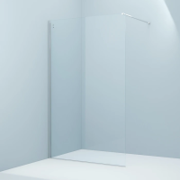 Душевая перегородка Iddis Slide 120 см. профиль хром, стекло прозрачное