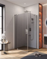 Душевой уголок Cezares Slider 100х90 SLIDER-AH-1-90-100/110-GRIGIO-Cr