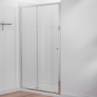 Душевая дверь в нишу Jacob Delafon Serenity 120 см. профиль хром, стекло прозрачное