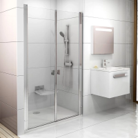 Душевая дверь в нишу Ravak Chrome CSDL2-100 профиль хром, стекло прозрачное (Уценка)