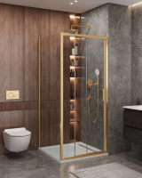 ДУШЕВЫЕ КАБИНЫ И ОГРАЖДЕНИЯ CEZARES MOLVENO-AHF-31-100/90-C-BORO-IV Душевой уголок