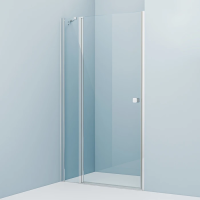 Душевая перегородка Iddis Ray 110 см. профиль хром, стекло прозрачное