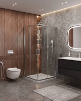 ДУШЕВЫЕ КАБИНЫ И ОГРАЖДЕНИЯ CEZARES MOLVENO-A-2-80-C-Cr-IV Душевой уголок