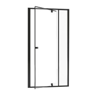 Душевая дверь в нишу Ravak Pivot PDOP2-100 профиль черный, стекло прозрачное