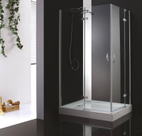 Душевой уголок Cezares Bergamo 100х90 BERGAMO-W-AH-2-100/90-C-Cr-L