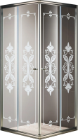Душевой уголок Cezares Giubileo 100x100 GIUBILEO-A-2-100-SCORREVOLE-CP-Br