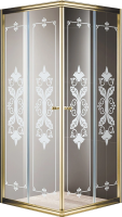 Душевой уголок Cezares Giubileo 100x100 GIUBILEO-A-2-100-SCORREVOLE-CP-G