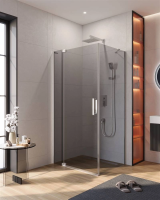Душевой уголок Cezares Slider 100х80 SLIDER-AH-1-80-100/110-GRIGIO-Cr