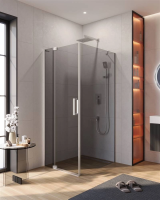 Душевой уголок Cezares Slider 80х100 SLIDER-AH-1-100-80/90-GRIGIO-Cr