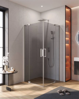 Душевой уголок Cezares Slider 90х100 SLIDER-AH-2-90/100-100/110-GRIGIO-Cr