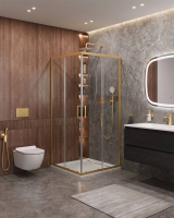 ДУШЕВЫЕ КАБИНЫ И ОГРАЖДЕНИЯ CEZARES MOLVENO-A-2-90-C-BORO-IV Душевой уголок