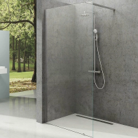 Душевая перегородка Ravak Walk-In Wall-80 профиль хром, стекло прозрачное