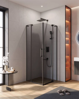 Душевой уголок Cezares Slider 70х70 SLIDER-A-2-70/80-GRIGIO-NERO