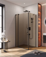 Душевой уголок Cezares Slider 90х80 SLIDER-AH-1-80-90/100-BR-NERO