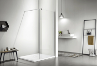 Душевая перегородка Aquatek 70 см. профиль хром, стекло прозрачное