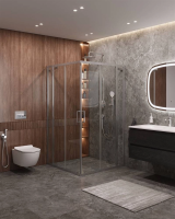 Душевой уголок Cezares Molveno 120х120 MOLVENO-A-22-90+30-C-Cr-IV