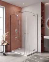 ДУШЕВЫЕ КАБИНЫ И ОГРАЖДЕНИЯ CEZARES LINER-AH-2-120/90-C-Cr-L Душевой уголок