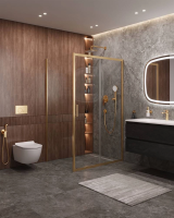 ДУШЕВЫЕ КАБИНЫ И ОГРАЖДЕНИЯ CEZARES MOLVENO-AH-11-140/90-C-BORO-IV Душевой уголок