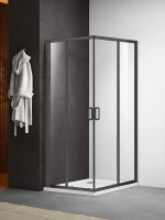 Душевой уголок Aquatek 80x80 AQ ARI KV 08020GM оружейная сталь