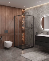 ДУШЕВЫЕ КАБИНЫ И ОГРАЖДЕНИЯ CEZARES MOLVENO-A-2-90-C-GM-IV Душевой уголок