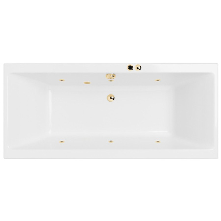 Ванна EXCELLENT Pryzmat Slim 160x75 "SOFT" (золото)