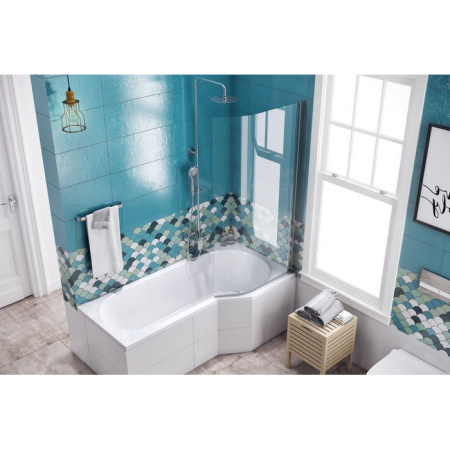 Шторка для ванны EXCELLENT Be Spot 75 см (хром) правая