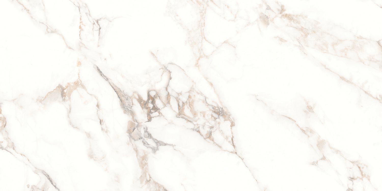 Statuario Ice Керамогранит белый 60х120 лаппатированный шайн