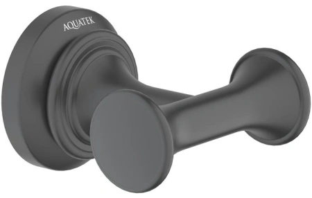 Крючок для ванной Aquatek Классик AQ4502MB черный