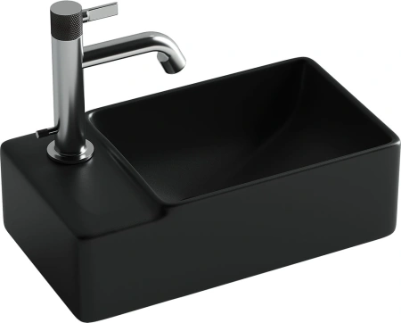 Раковина накладная Ceramica Nova CN5046MB черный матовый