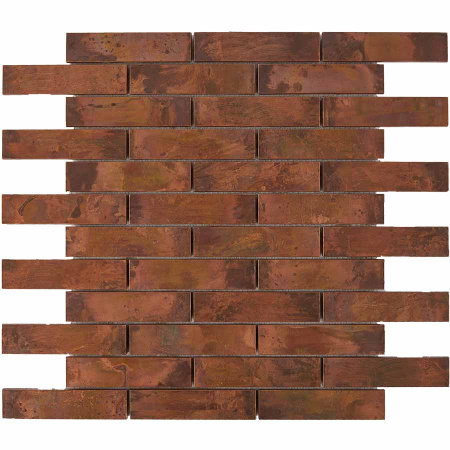 pixmosaic PIX732 из меди, чип 98x23 мм, сетка 300х300x8 мм