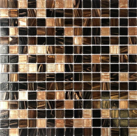 pixmosaic PIX114 из стекла, чип 20x20 мм, сетка 316х316х4 мм