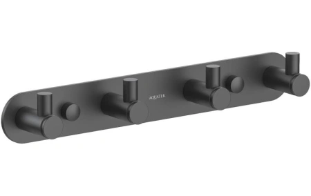 Крючок для ванной Aquatek Европа AQ4123MB черный