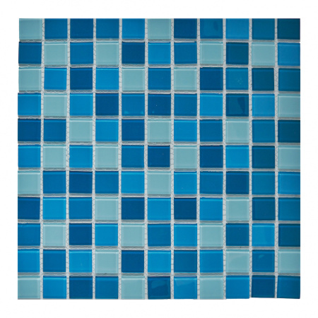pixmosaic PIX005 из стекла, чип 25х25 мм, сетка 300х300х4 мм