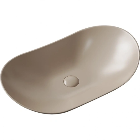Раковина накладная BelBagno 65 BB1404-H316 бежевая