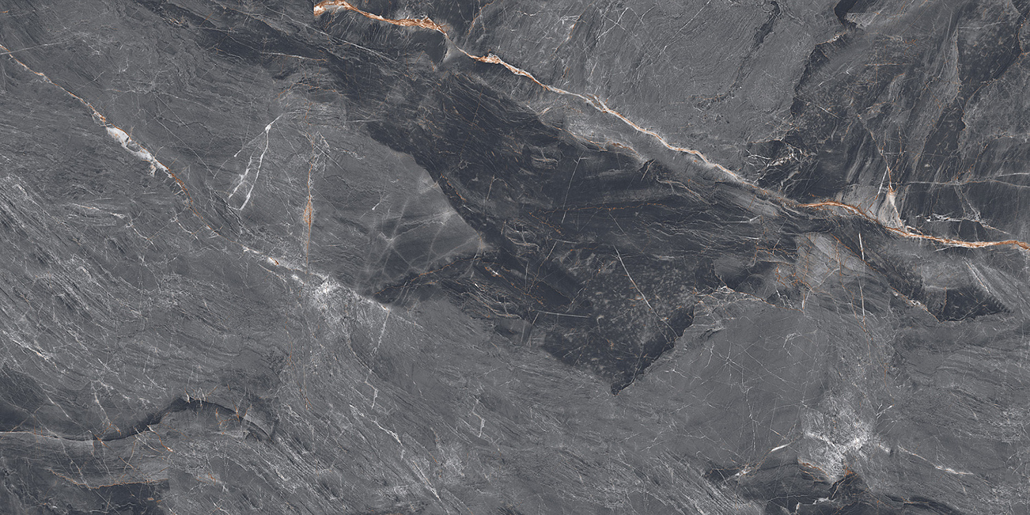 Jerico Nero Керамогранит чёрный 60х120 матовый карвинг