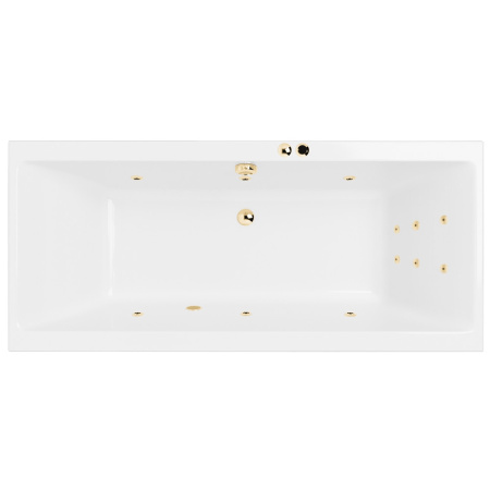 Ванна EXCELLENT Pryzmat Slim 160x75 "LINE" (золото)