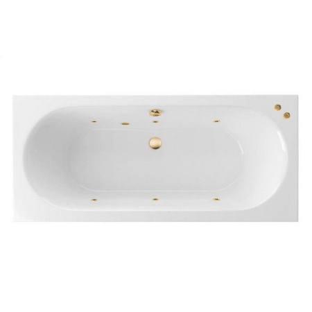 Ванна EXCELLENT Oceana Slim 170x75 "SOFT" (золото)