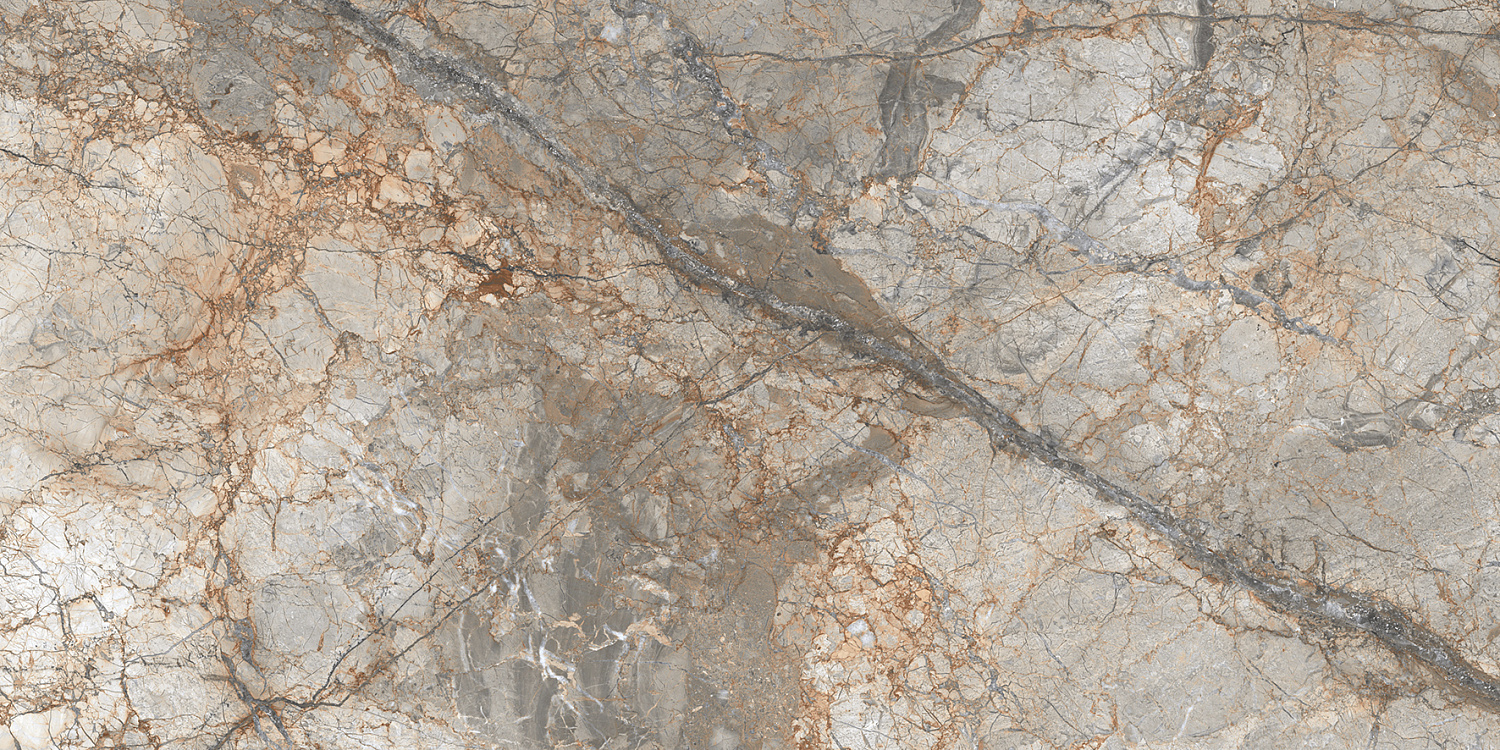 Spark Керамогранит коричневый 60х120 лаппатированный шайн