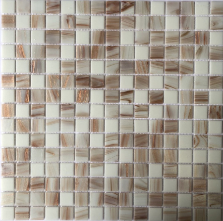 pixmosaic PIX113 из стекла, чип 20x20 мм, сетка 316х316х4 мм