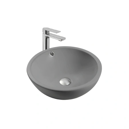 Раковина накладная Aquatek 45 AQ5354-MG серая