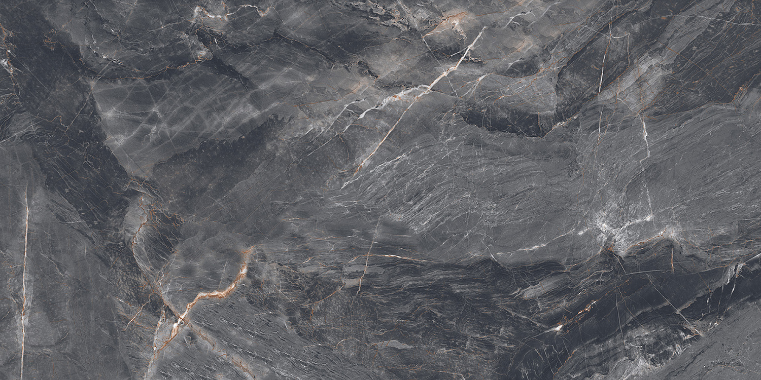 Jerico Nero Керамогранит чёрный 60х120 матовый карвинг