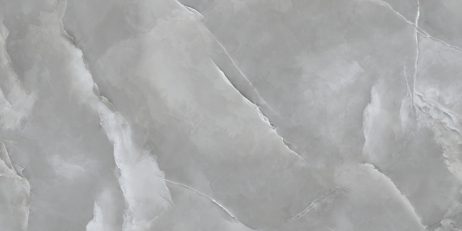 Snowy Night Керамогранит серый 60х120 лаппатированный шайн