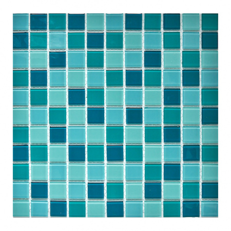 pixmosaic PIX006 из стекла, чип 25х25 мм, сетка 300х300х4 мм