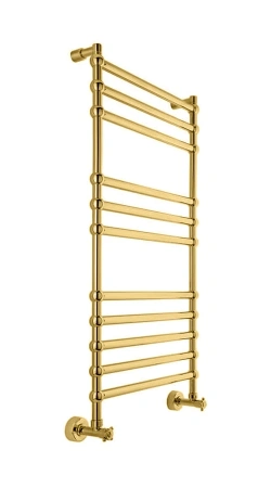 Полотенцесушитель водяной 525x1075 Margaroli Sole 464TS4711GON золото