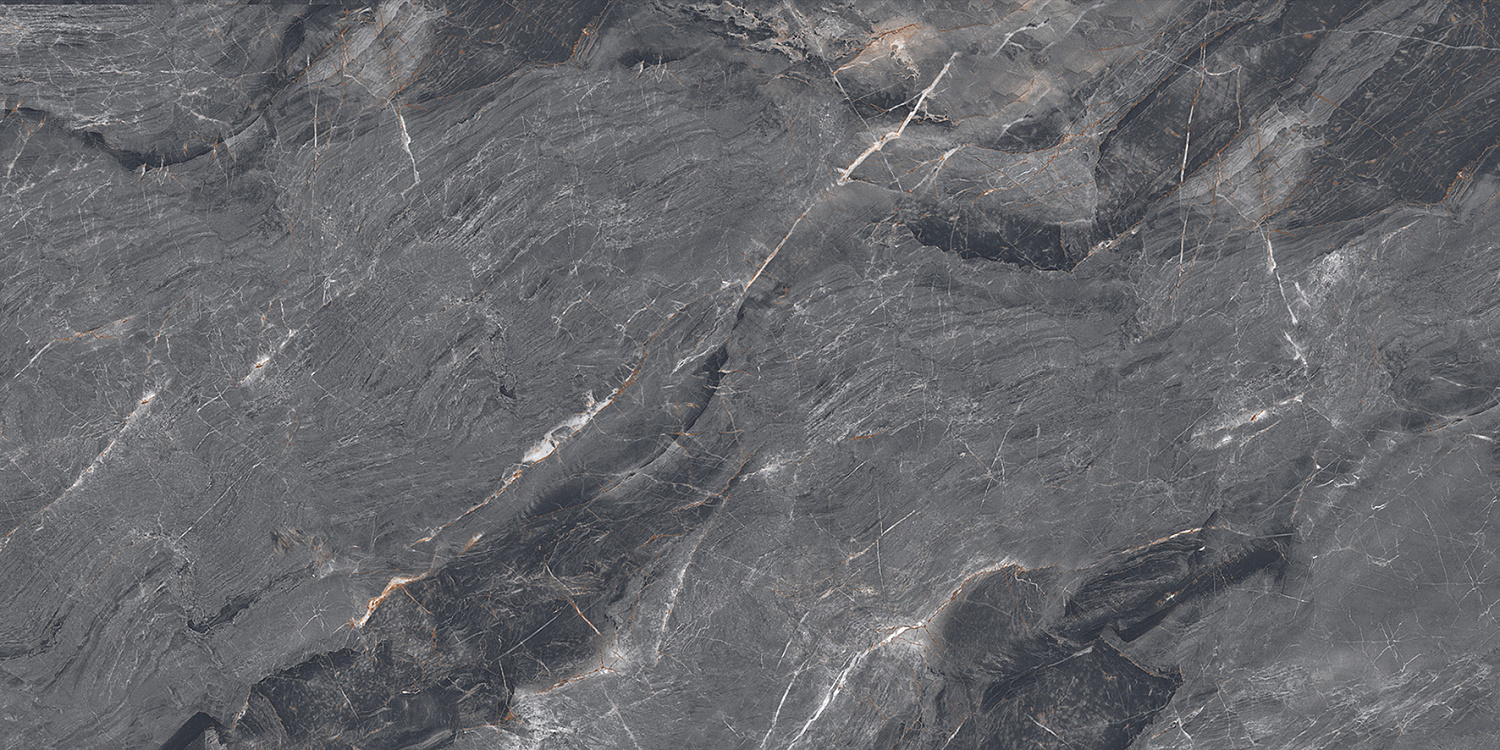 Jerico Nero Керамогранит чёрный 60х120 матовый карвинг