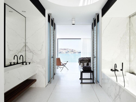 Керамогранит настенный I NATURALI BIANCO LASA (LAMF007923_IT) 100x300x3 от Laminam (Италия)