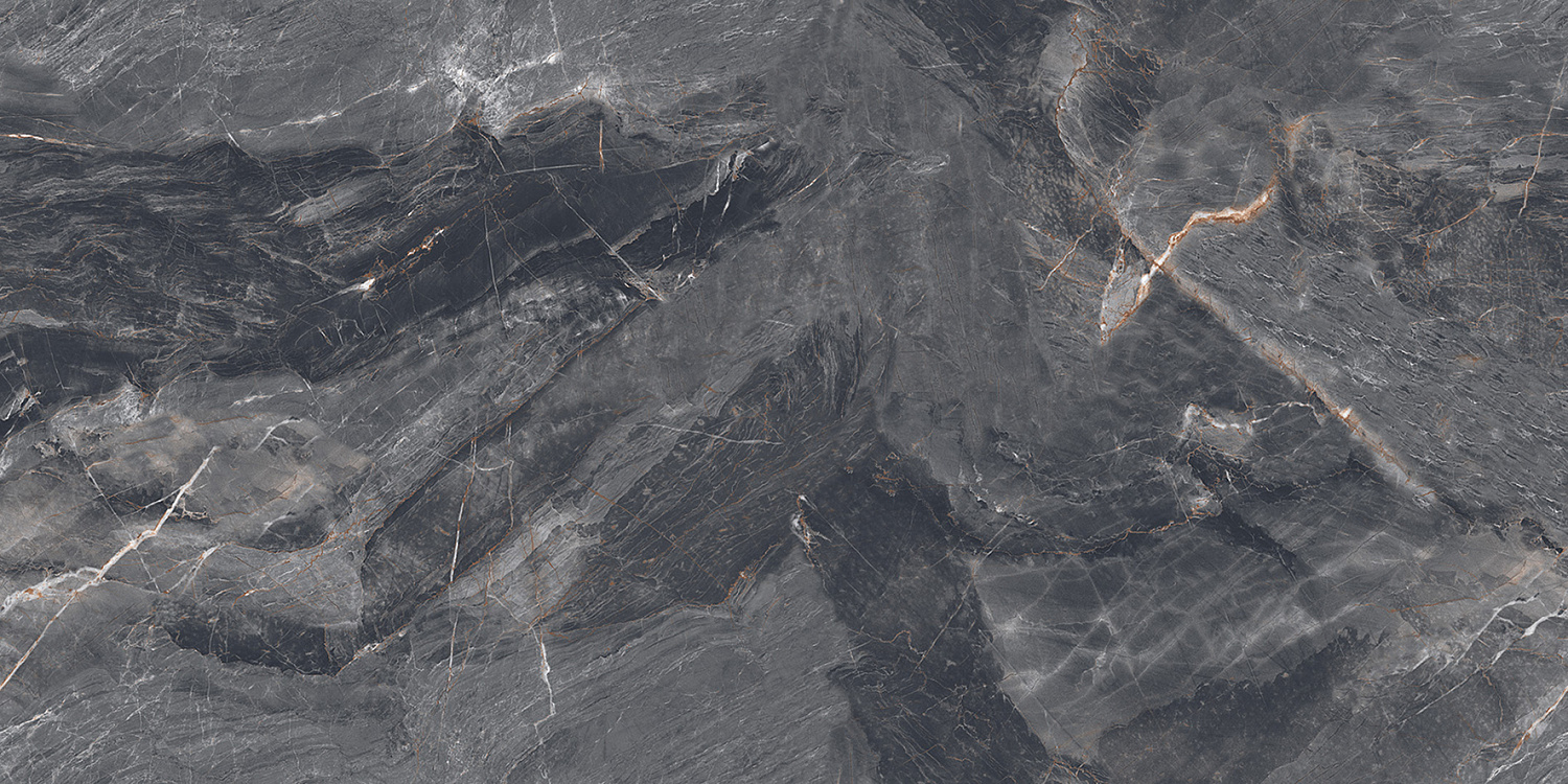 Jerico Nero Керамогранит чёрный 60х120 матовый карвинг